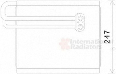 VAN WEZEL 8200v370 -  Испаритель, кондиционер